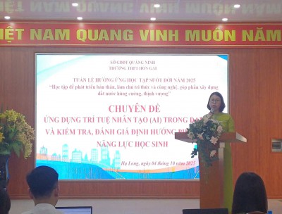 PDT Academy đồng hành cùng Trường THPT Hòn Gai trong Tuần lễ Học tập Suốt đời 2025