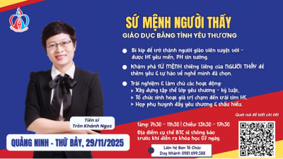 Khóa học "SỨ MỆNH NGƯỜI THẦY" - Khóa học năm 2025