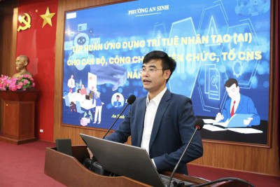 Ứng dụng trí tuệ nhân tạo trong công tác hành chính – Bước tiến mới của phường An Sinh