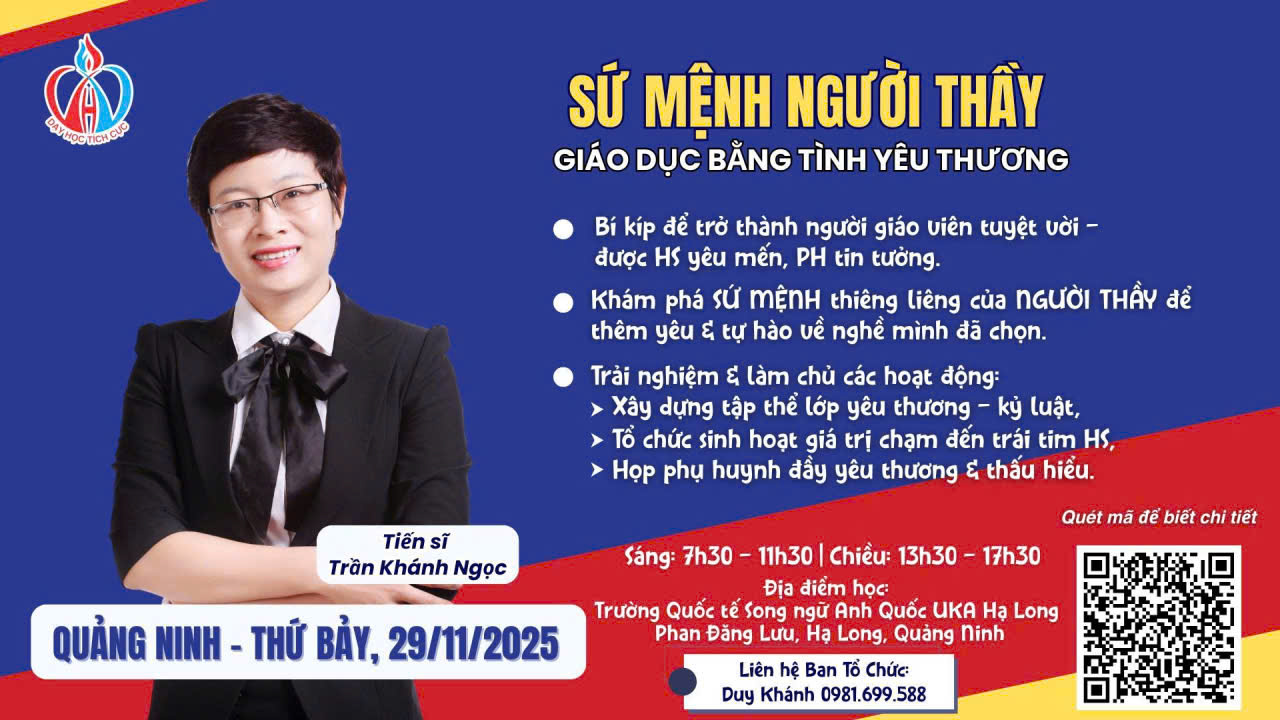 Sứ mệnh người thầy