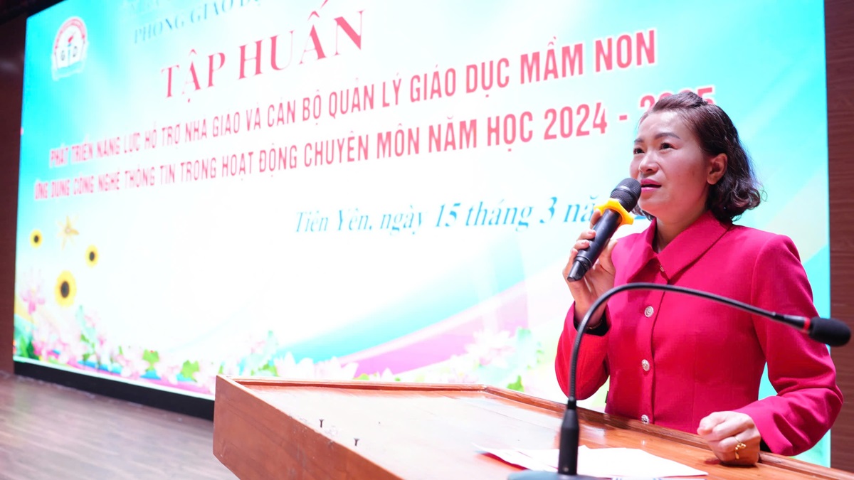 Bà Nguyễn Thị Mây, Trưởng phòng GD