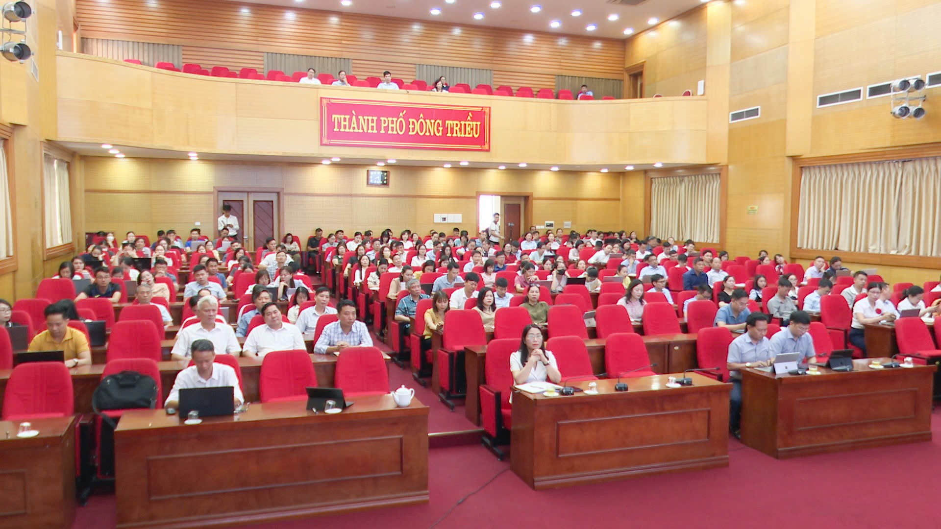 Quang cảnh buổi tập huấn thành phố Đông Triều